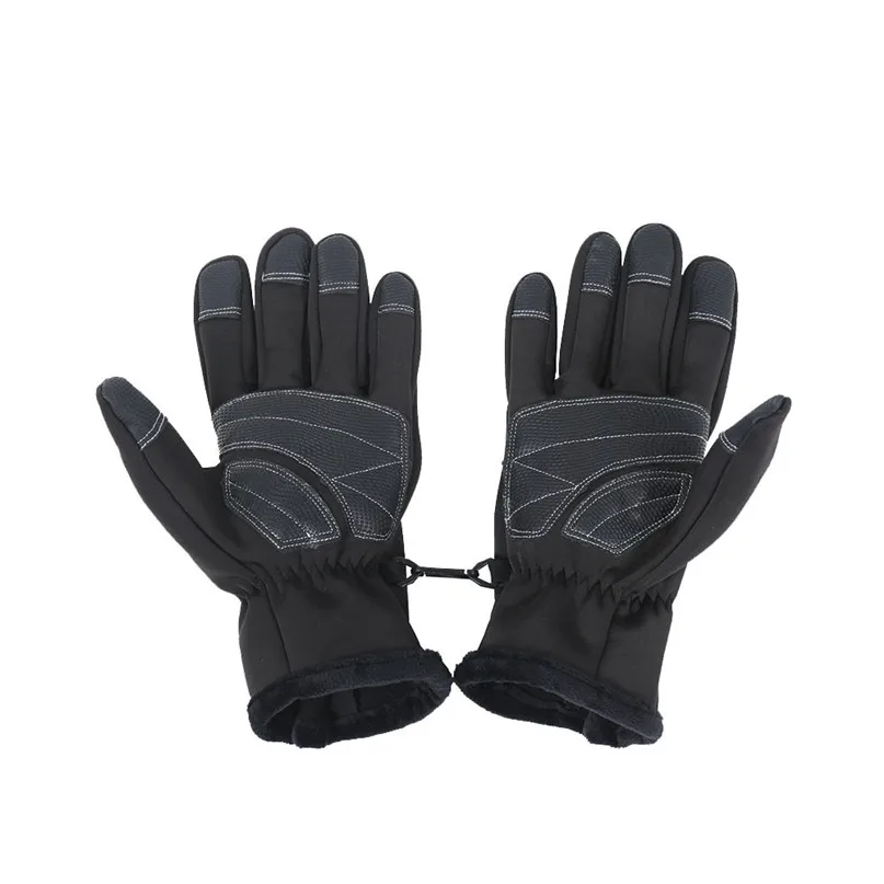 Windproof Bike Gloves Winter Thermal Warm Full Finger Cycling Glove Screen Touch screen riding gloves #2n16 (1)
