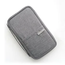 Travel Card Holder Bag Women Passport Holder Large Capacity Business Card Holders Multifunction Rfid Wallet for Phone Purse Pink