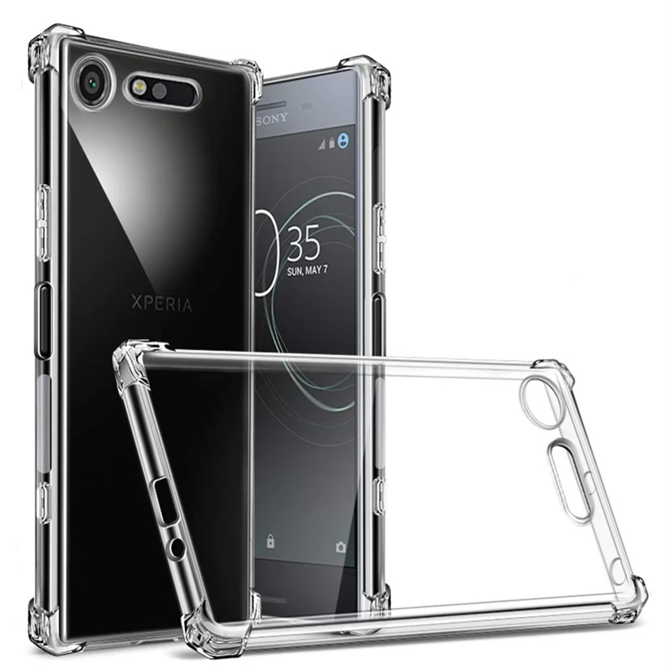 

For Sony Xperia XZ3 XA2 Plus XA XZs XZ1 XZ2 XZ XA1 L1 L2 Compact Premium Crystal Clear Shockproof Soft Silicone TPU Case Cover