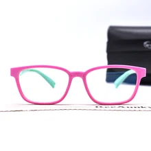 Голубые световые блокирующие детские очки TR90 очки анти-глазные УФ компьютерные детские очки возраст от 3 до 12 лет без рецептурных линз