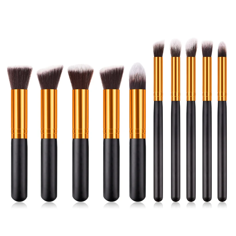 

10 Pcs Pro Makeup Brushes Set For Women Foundation Powder Eyeshadow Lip Brushes Beauty Makeup Cosmetics Tools Pincel Maquiagem