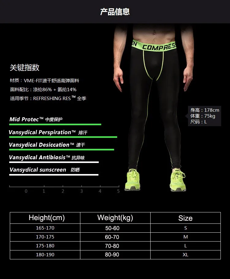 Спортивные штаны Fitnes для мужчин компрессионные облегающие штаны для бега спортивные штаны на резинке марафон быстросохнущие спортивные Леггинсы