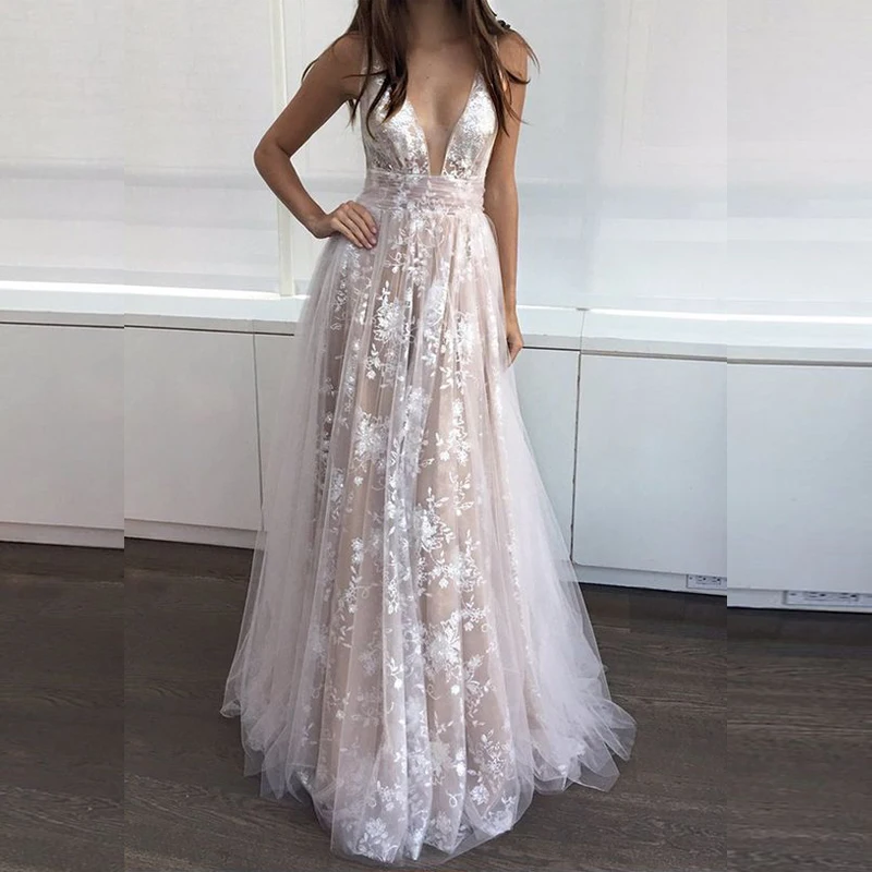 123 80 Ivory Evening Dress Formal Lace Abiye Uzun Elbise A Line Robes De Soiree Longues Party Gown Prom Dress Vestido De Festa Abiye