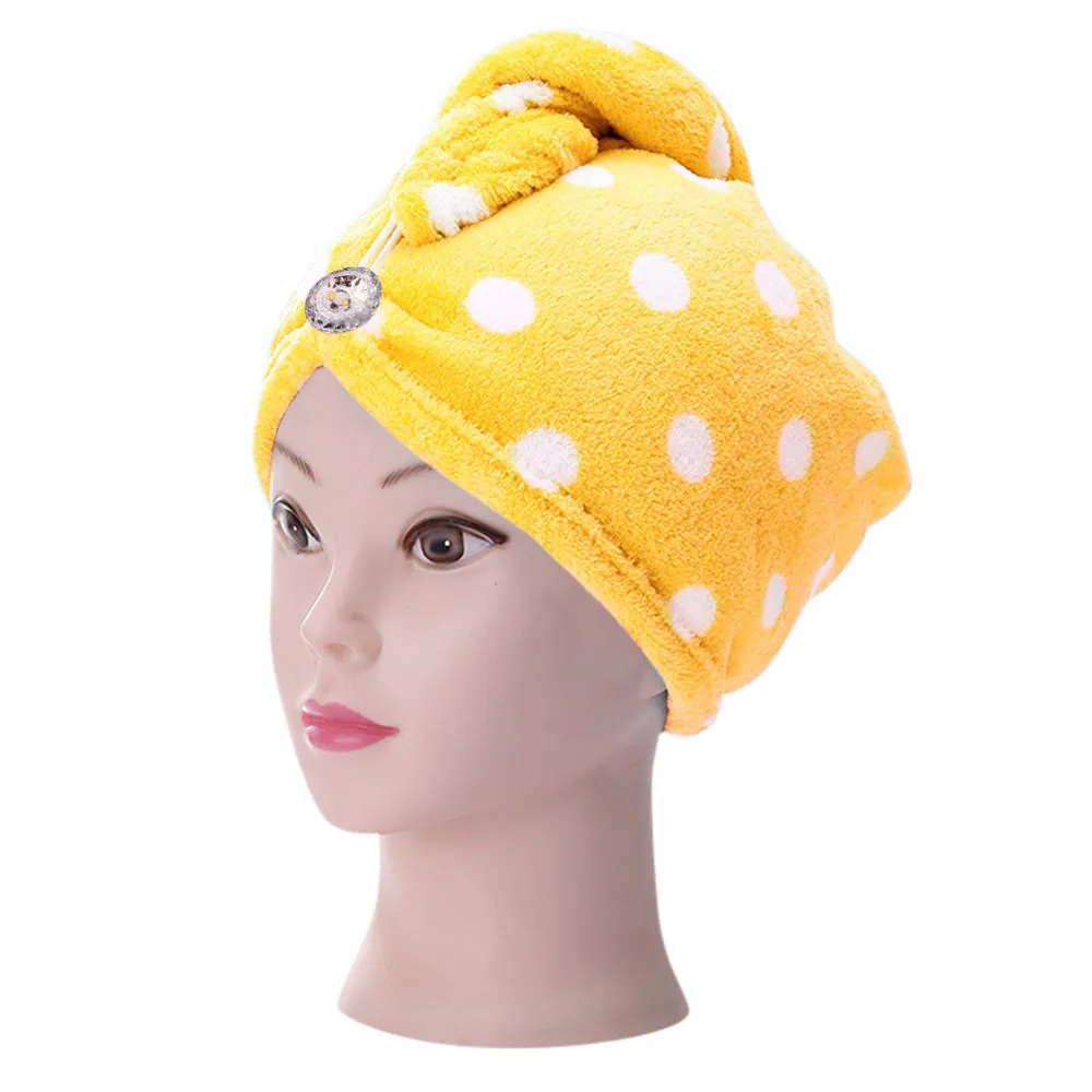 Однотонная шапка для быстрой сушки волос из микрофибры, тюрбан для женщин, девушек, девушек, шапка для купания, полотенце, головной убор 3,13