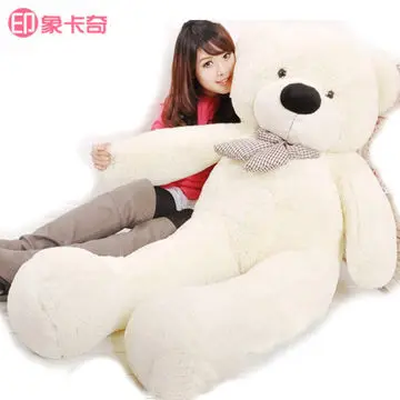 

Stuffed animal 160cm white Teddy bear plush toy bear doll throw pillow girlfriend's gift w2067