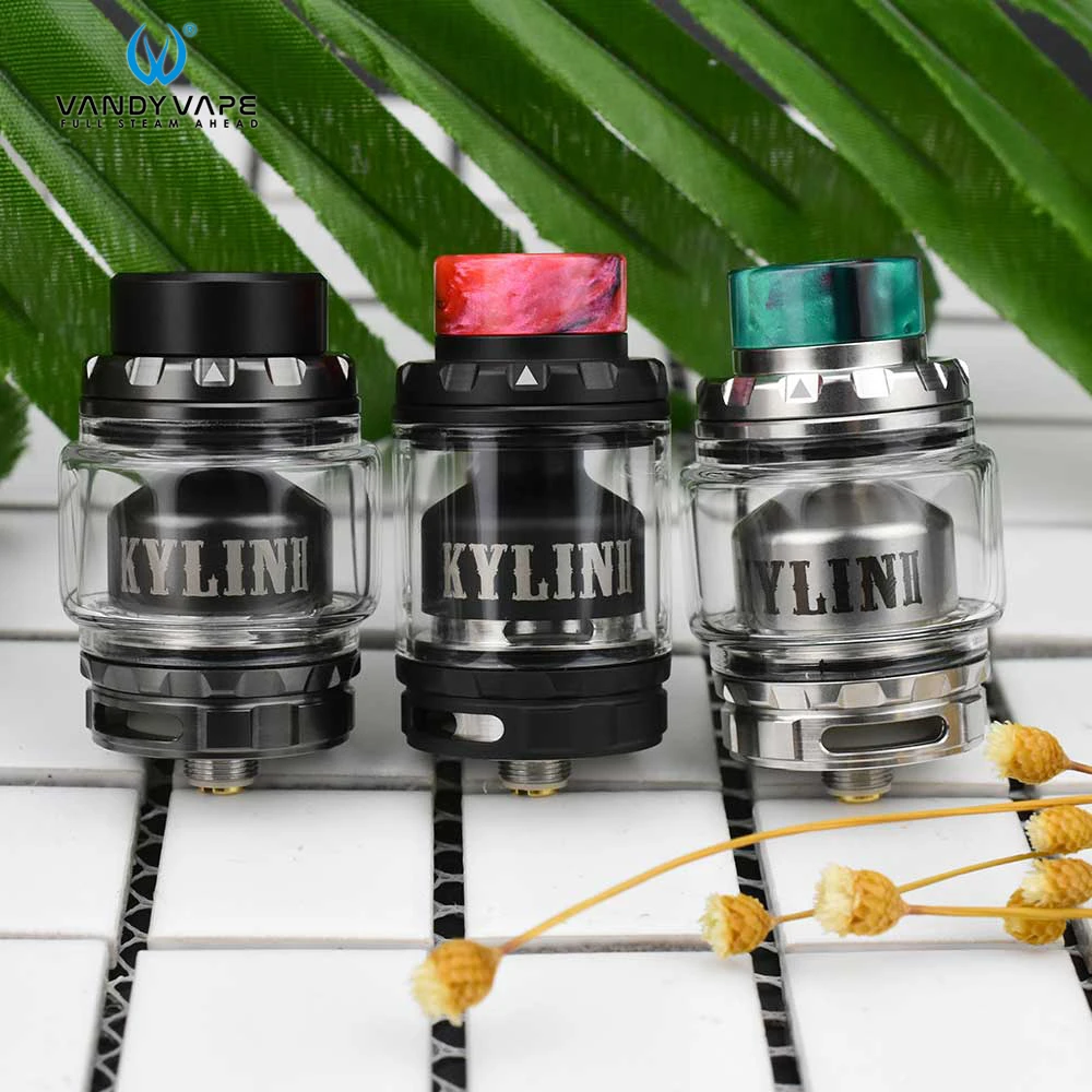 Vandyvape Kylin V2 RTA бак 3 мл до 5 мл вейпер электронная сигарета одной или двойной катушки для Vape мод с большими облаками