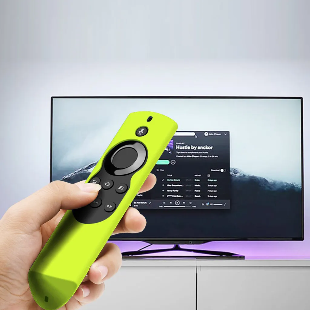 Силиконовый защитный чехол для Amazon Fire tv Stick, пульт дистанционного управления с голосовым пультом дистанционного управления, 4 цвета, защитный чехол для кожи 5,9 дюйма