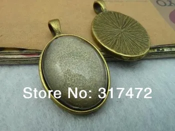 

Free shipping!!! The ancient bronze pendant base 17 * 24 mm DIY accessories to restore ancient ways Cabochon Setting