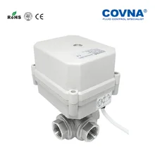 HK62-TS-15 Stianless стали электрический 3-ходовой шаровой