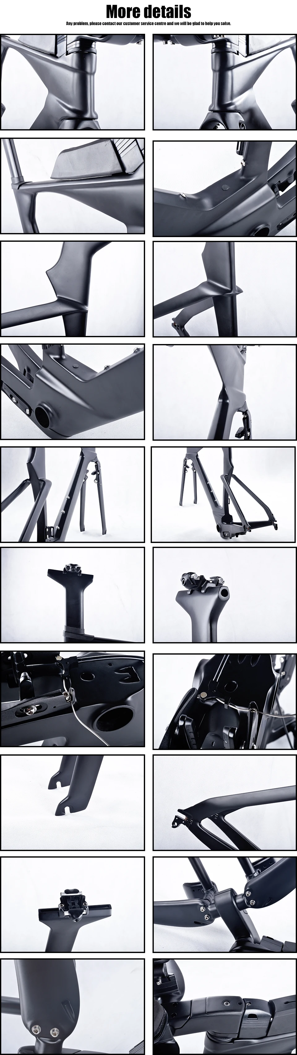 Flash Deal 2019 NEW Di2 carbon time trial triathlon frame 700c light carbon TT bike frame carbon TT frameset with free brake clipers 8