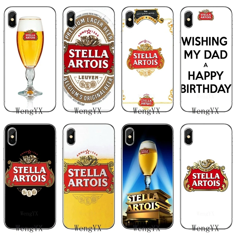 

fashion Stella Artois silicone TPU Soft phone cover case For Samsung Galaxy S3 S4 S5 S6 S7 edge S8 S9 Plus mini Note 3 4 5 8