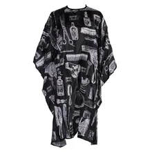 1 шт. накидка для стрижки волос Водонепроницаемая Парикмахерская мантия фартук мультфильм шаблон инструмент платок-фартук обертывание ткань для взрослых детей стиль волос инструмент