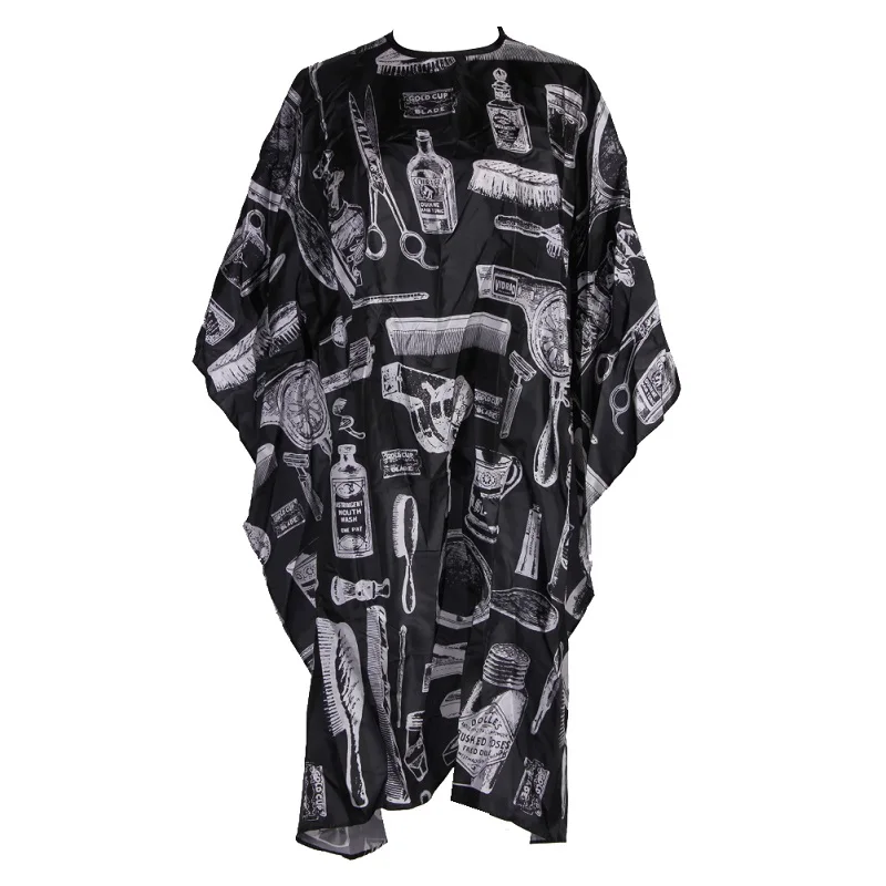 

1pc Hair Cutting Cape Waterproof Hairdresser Gown Apron Cartoon Pattern tool Scarf Apron Wrap Cloth Adult Kids Hair Style Tool