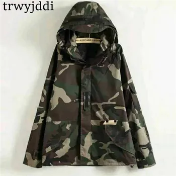 

Jacket Mens 2020 Harajuku Skateboard Sporting Camouflage Basic Jackets Men/Women military Clothes Coats Chaqueta Hombre N305