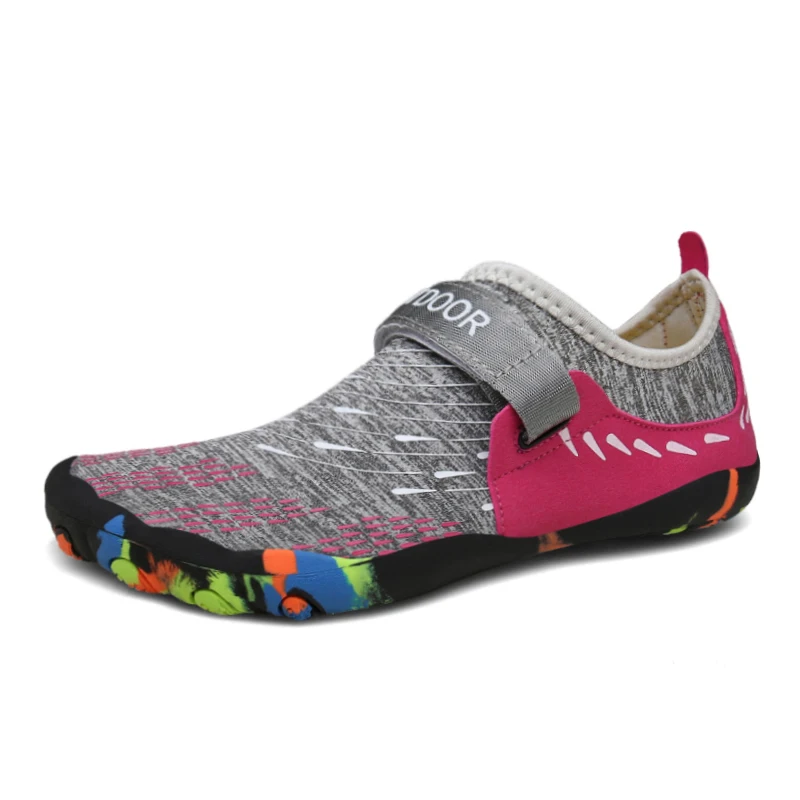 

Summer Water Shoes Women Aqua Beach Shoes Striped Colorful 39-41 Sea Swimming Shoes