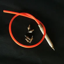 Стоматологическая лабораторная пескоструйная машина запасные части Blaster латунная ручка Вольфрамовая стальная насадка для фена с 40 см силикон трубка