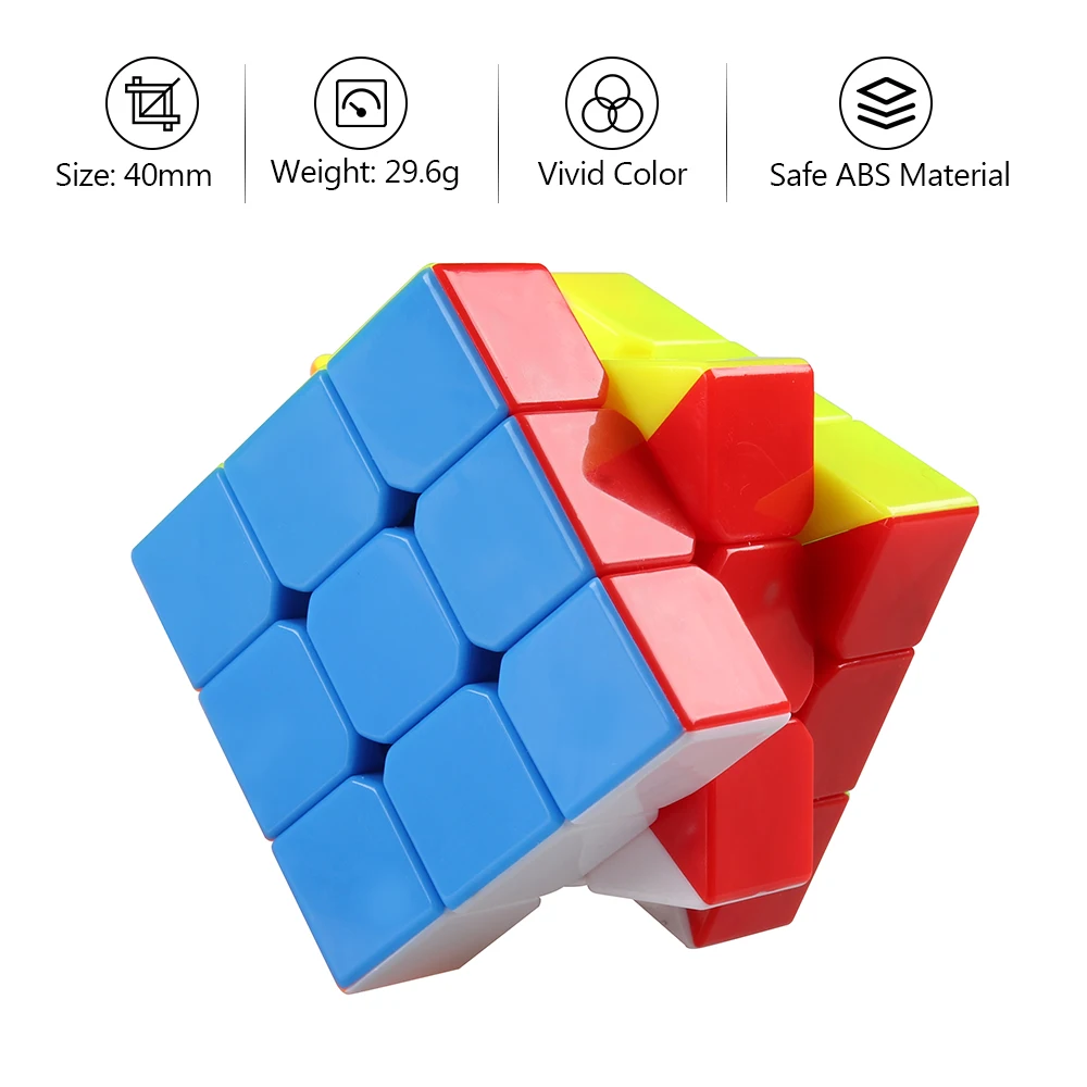 D FantiX Mini Cyclone Boys 3x3 speed Cube Невидимый волшебный куб 3x3x3 Головоломка Развивающие