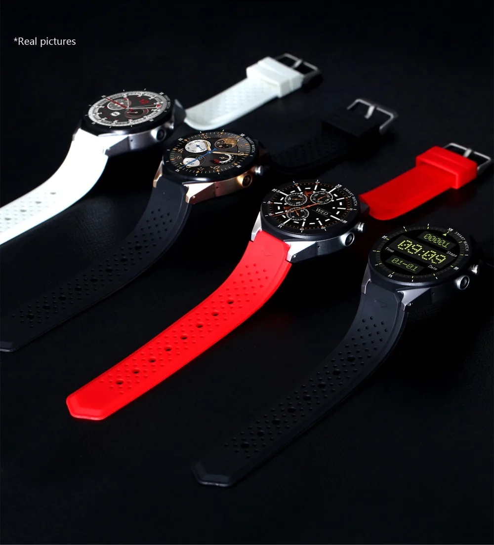 Многофункциональный 3g smart watch мониторинга сердечного ритма 1,39 дюймов 350 мАч smartwatch поддержка нано сим-карты мужские и женские Любимые Подарки