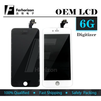 

Top quality OEM 100% Good Working For iPhone 6 LCD 4.7 Inch And Touch Screen Digitizer & Free Shipping