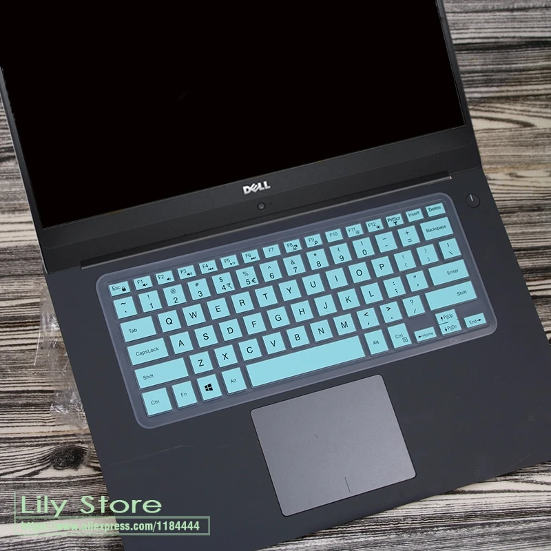 Для Dell Inspiron 13 5000 13,3 дюймов i5378 5379 7000 7370 7373 7368 7378 E7370 Силиконовая обложка клавиатуры для ноутбука Защитная крышка - Цвет: whiteblue