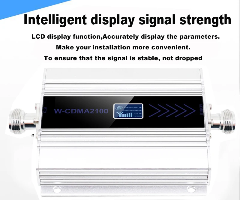 3G Mobile Cell Phones Signal Repeater Booster Amplifier UMTS 2100MHz (Band 1) Yagi Antenna Set for 3G Voice and Data (9)