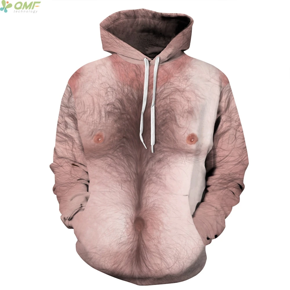 Hairy guy hoodie Clearance