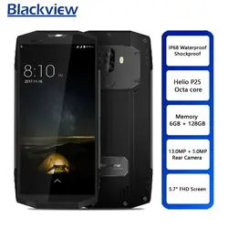 Blackview BV9000 Pro IP68 Водонепроницаемый смартфон Helio P25 Octa Core 6 ГБ + 128 ГБ 5,7 "FHD Dual SIM мобильный телефон 4180 мА/ч, Батарея