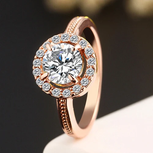 

Best Quality Women's Classic but Shinny Zircon Ring for Wedding 5TOE 6SV8