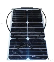 2pcs 18w 18V flexible solar panel mono solar module solar battery with MC4 connector
