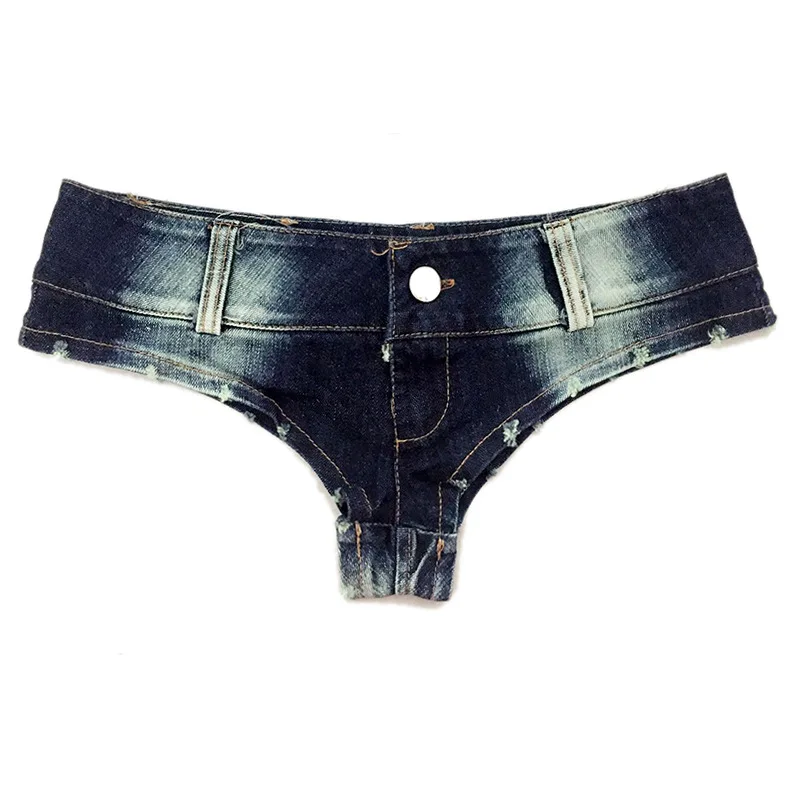 Сексуальные джинсовые шорты с низкой посадкой, женские Мини-шорты, джинсы для женщин, Клубные, диско-танцевальные, горячая джинсовая Клубная одежда - Цвет: One button
