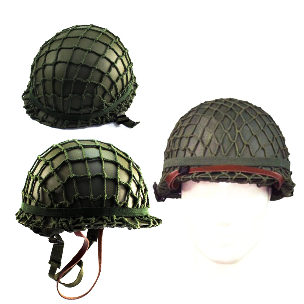 Camouflage Helmet With Netting Cover M1 CS Helmet WWII