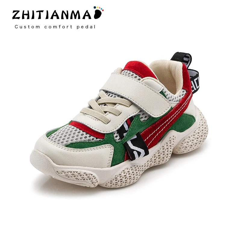 

2019 New Summer Kids Shoes Casual Children Footwear Sneakers Single Mesh Breathable Girls Tennis Boys Sport Shoes Size 19009