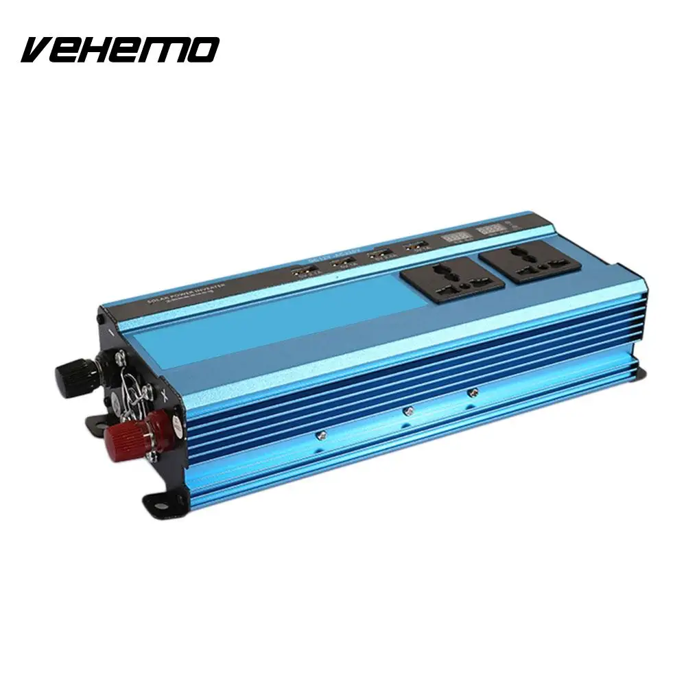 

Converter DC12V To AC220V Charger Car Inverter Portable LED Solar Power Inverter High Performance Vehicle Auto Inverter