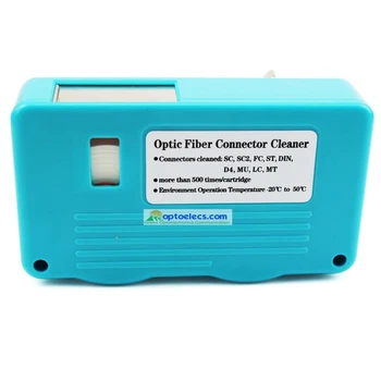 

Free Shipping 2pcs/lot Fiber End Face Cleaner with replaced tape Optic Fiber Cassette Cleaner Fiber Connector Cleaner