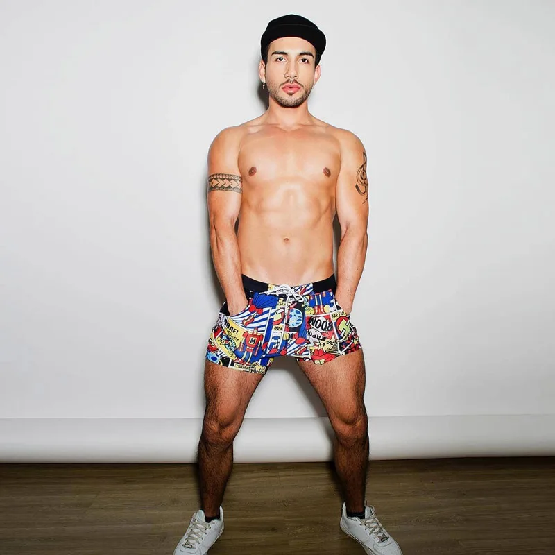 Taddlee Brand Men Swimwear Quick Dry Basic Traditional Swimsuits Long Board Boxer Trunks Big Plus Size XXL Beach Shorts