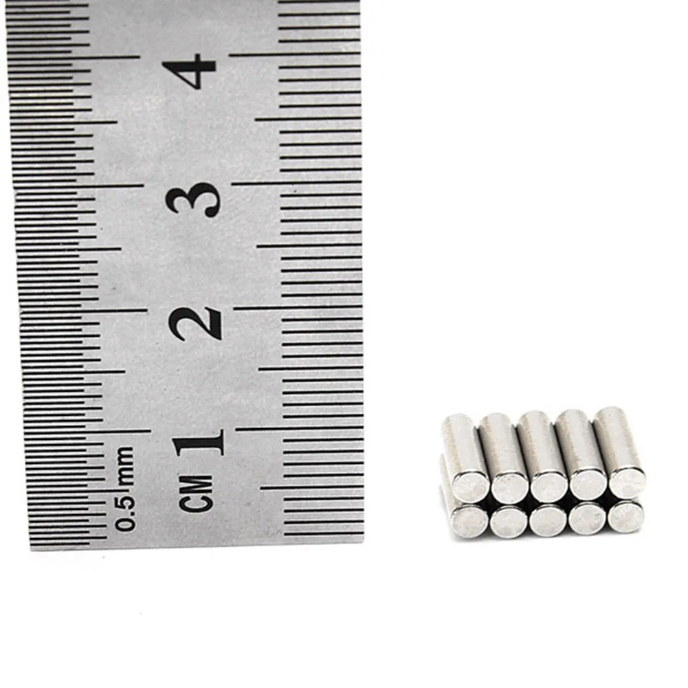 JT_ 10Pcs 3x10mm Cylinder Rare Earth Super Strong Neodymium Magnets N35  Graci 