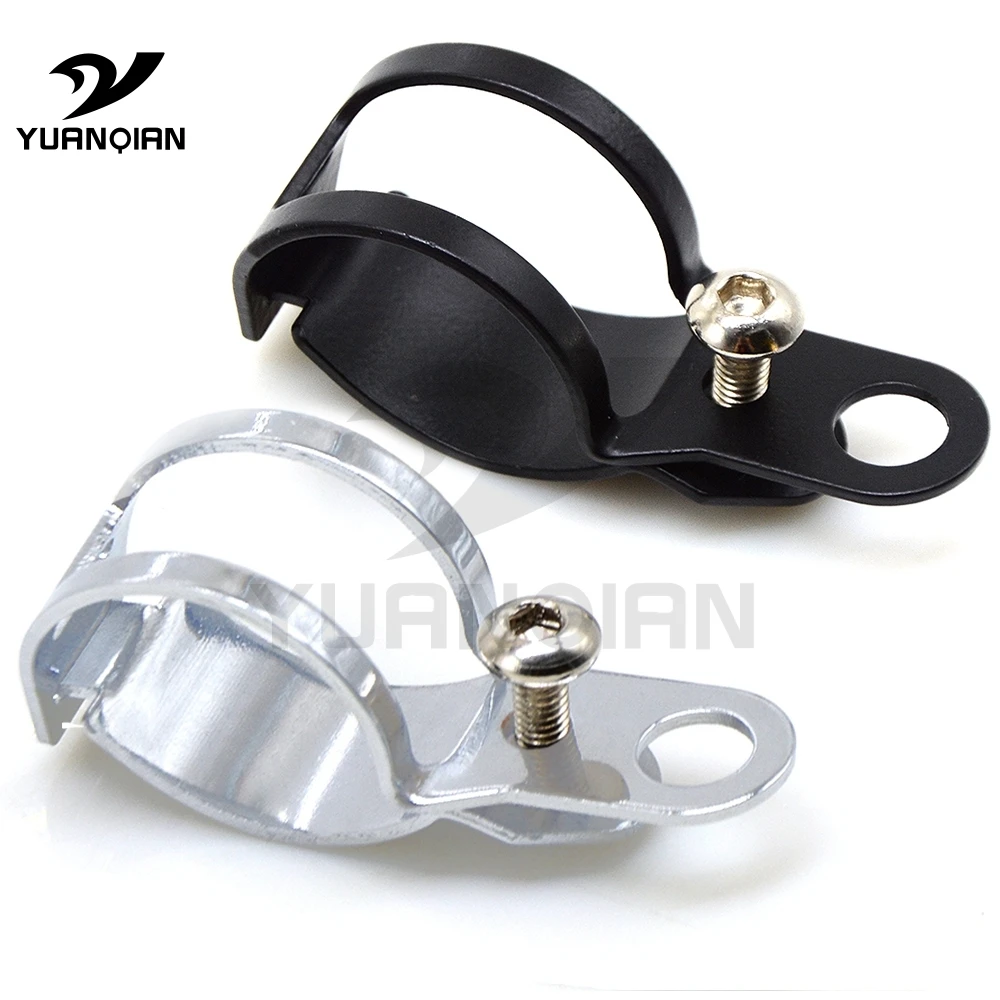 

Universal Motorcycle Modification Accessories Turn Signal Light Fork Clamps Mount Retro Vintage Lamp Holder Support Bracket