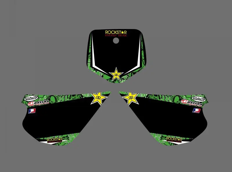 H2CNC графические и фоновые деколи наборы стикеров для Кавасаки KX80 KX 80 1994 1995 1996