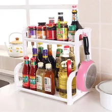 Superposition Shelf Multilayer 1Pcs Snap Type Plastic Storage Racks Kitchen Shelving Holders Multiuse Organizer