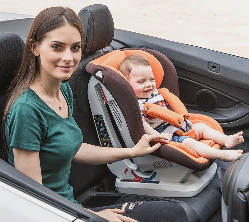 Кабриолет ребенок безопасности автокресло ISOfix пятиточечный ремень безопасности детей Портативный автомобиль складной стул младенческой