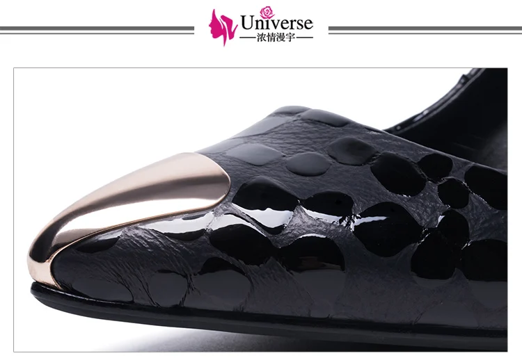 Universe/элегантные офисные туфли-лодочки из натуральной кожи с закрытым острым носком; цвет красный, черный; модельные туфли на высоком каблуке; женская обувь; H011