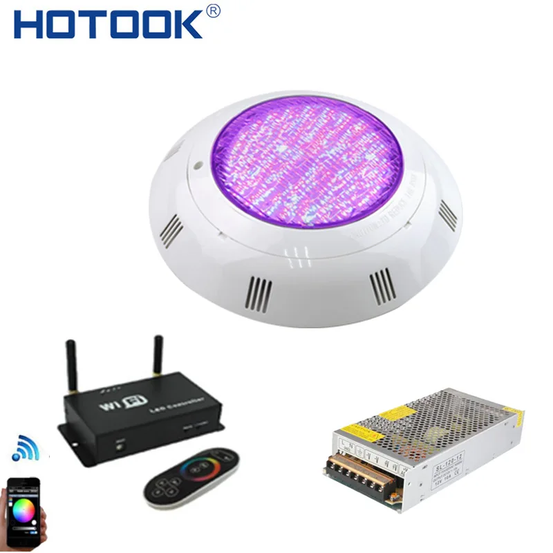 Hotaked подводный светильник Wifi светодиодный для бассейна IP68 35 Вт RGB с помощью