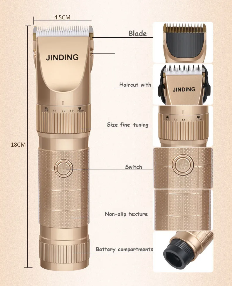 Jinding Professional Hair Trimmer Rechargeable Mens Hair Clipper With Long Lithium Battery Life 4 Hour Using Cordless Jd 9908 Best Cordless Hair Clipper Hair Cutting Machine From Kingbowave 35 18 Dhgate Com