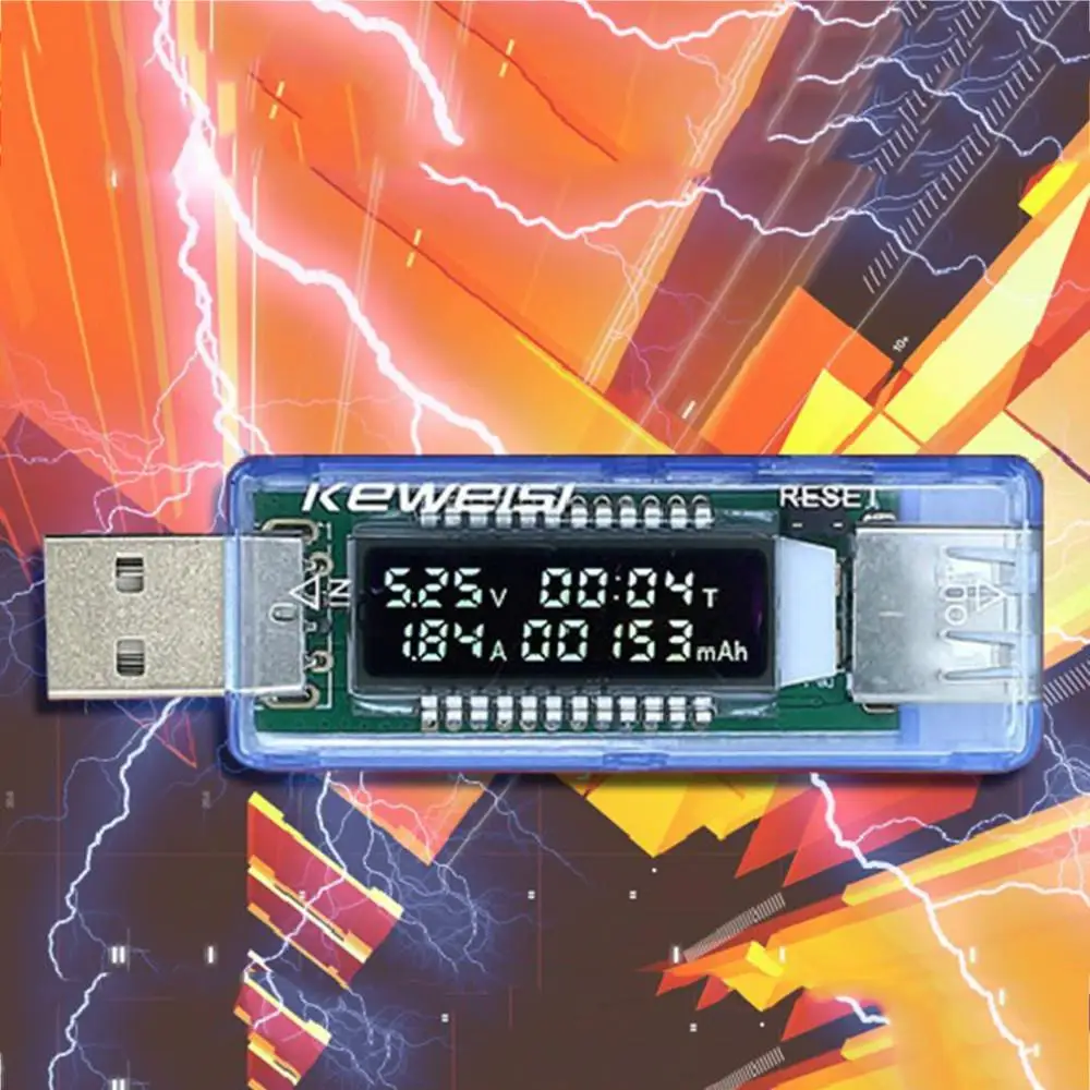 0,91 "OLED Экран USB Зарядное устройство Ёмкость Мощность ток Напряжение детектор тесте оптовая продажа