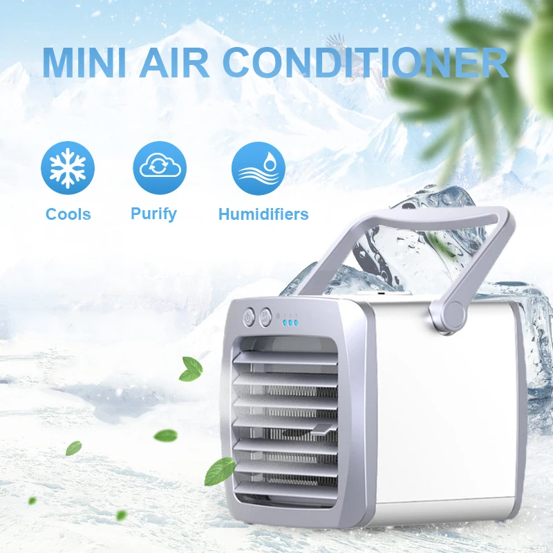 

200ML Small Portable Air Conditioners Office Living Room Humidifier Purifier Desktop Fans Mini USB Air Cooling Fan