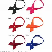 Кроссовер Твердые бабочек бабочки бантом галстук-бабочка бантиком мужской галстук женские галстуки полиэстер ascot галстук 7 цветов