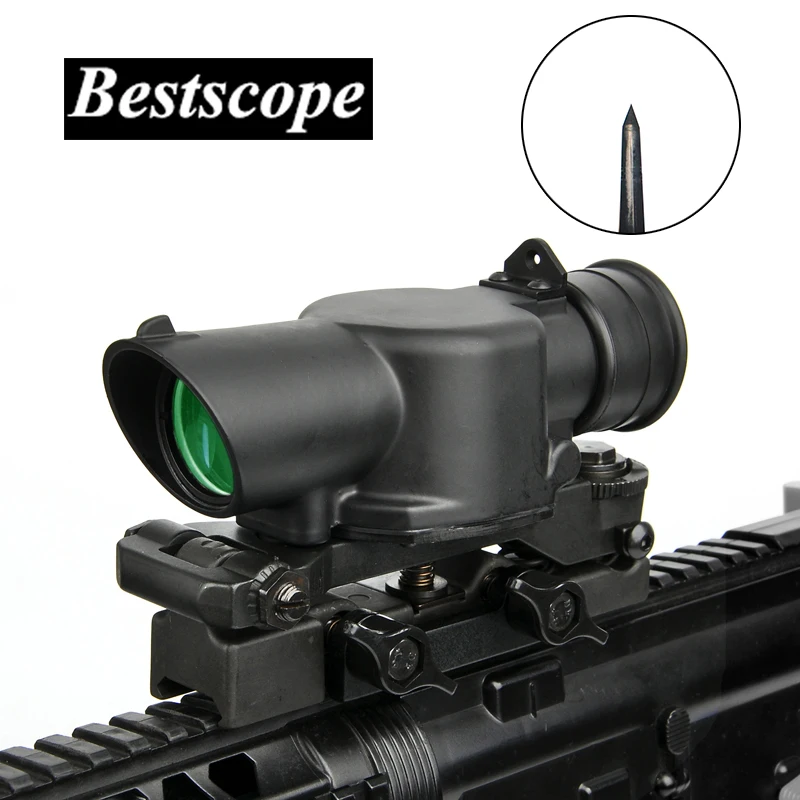 L85 SUSAT Iron Sight 4x32 Optical Sight Red Illuminated Rifle Scope