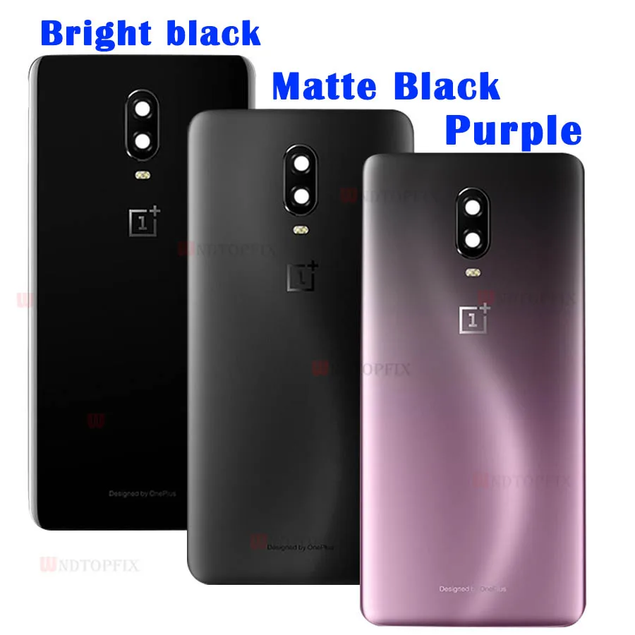 3D Glass For OnePlus 6 Back Battery Cover Door Rear Glass For Oneplus 6T Battery Cover 5