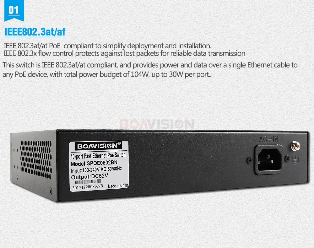 02 8 Port POE Switch 