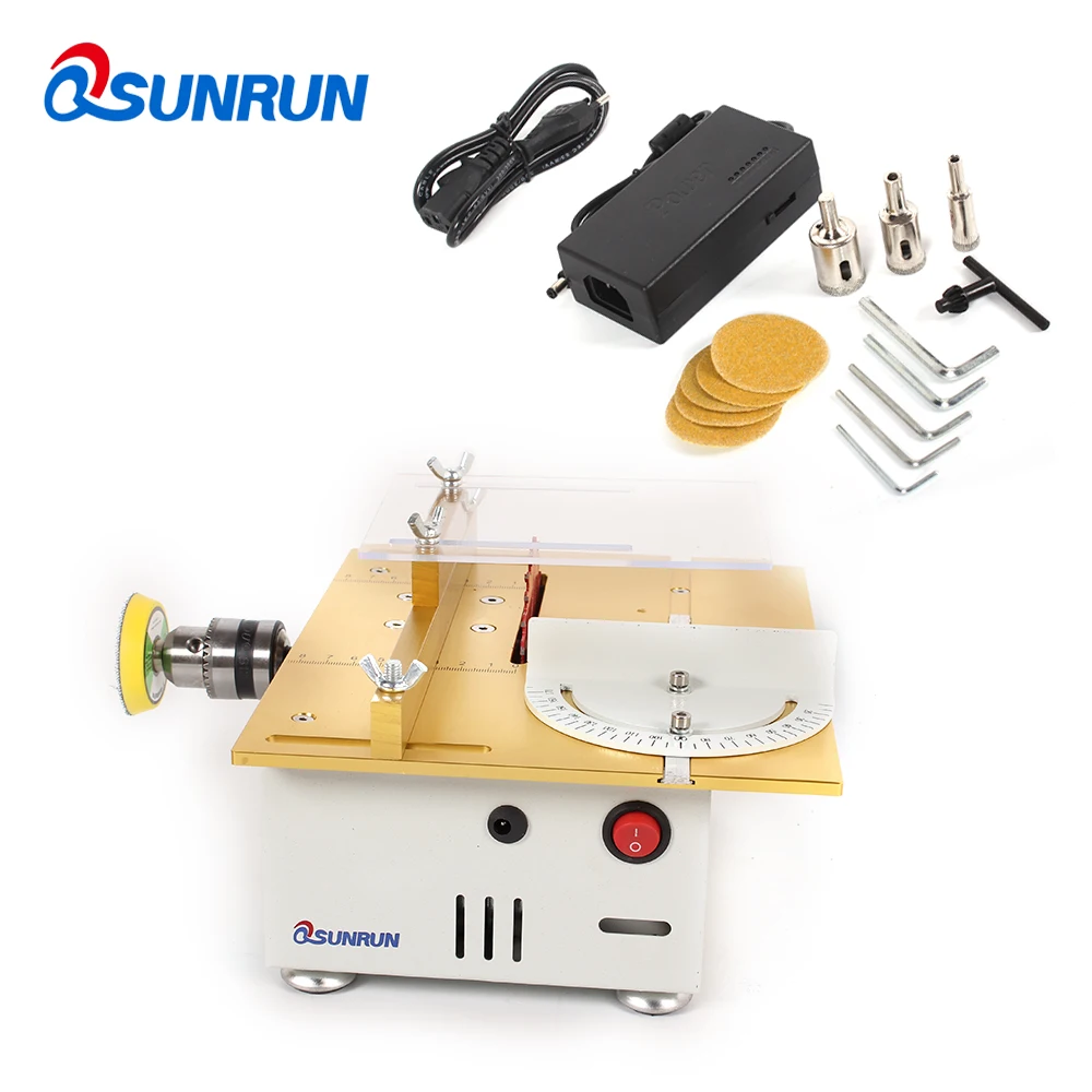 New Table Saw High Precision PCB Cutting Machine Cutting/Grinding/Polishing DIY Model Saw Precision Woodworking Saws